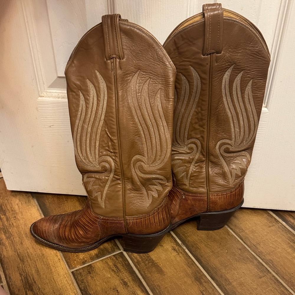 Tony Lama Brown Western Boots